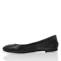 IZAR - Negro Regina Romero Zapato Flat Balerina de Piso Para Dama en Piel