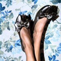 LULU - Seda Regina Romero Zapato Flat Balerina de Piso Para Dama en Piel