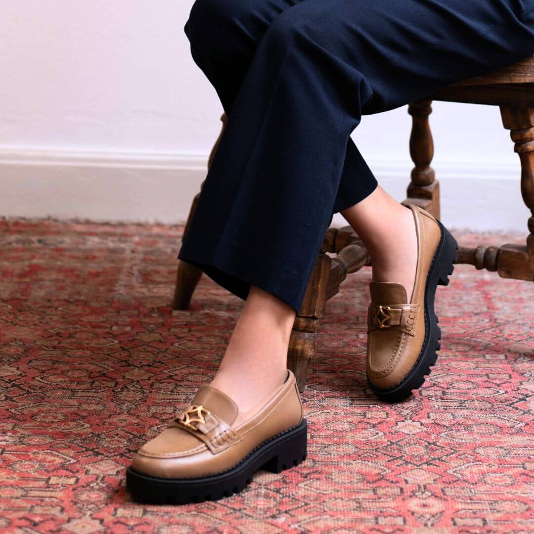 MARCY - Mocha Regina Romero Zapato Tenis Urbano Sport Para Dama en Piel