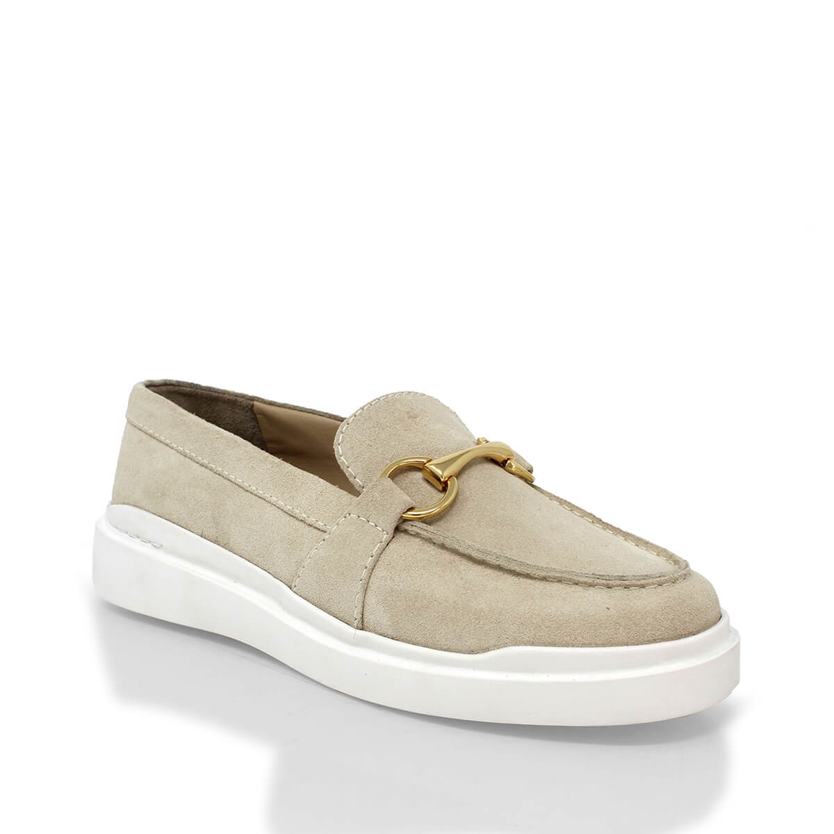 JUDY FLOW - Beige Regina Romero Zapato Tenis Urbano Sport Para Dama en Piel