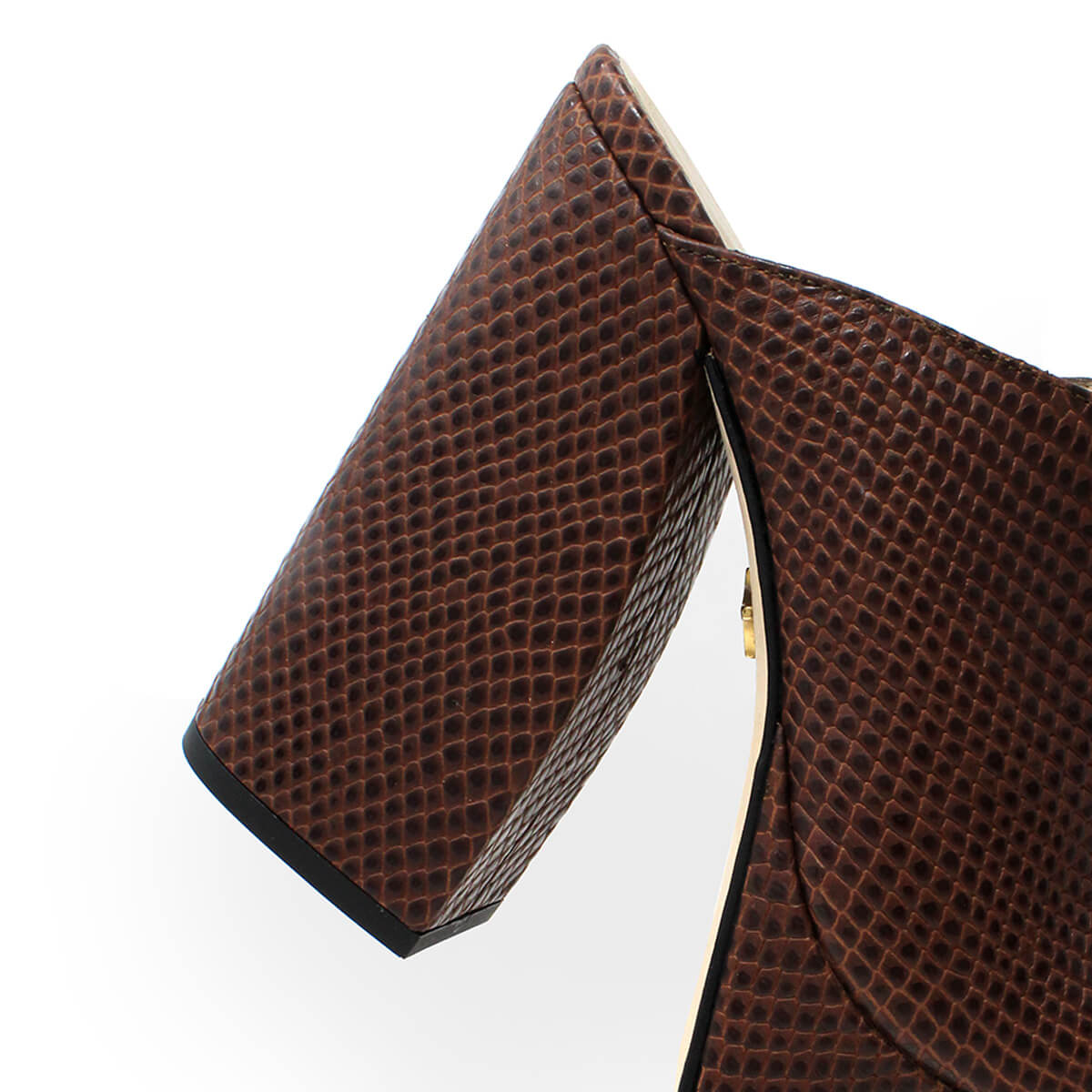 SUZETTE 135 - Tan Regina Romero Zapato Plataforma Tacon Alto Para Dama en Piel