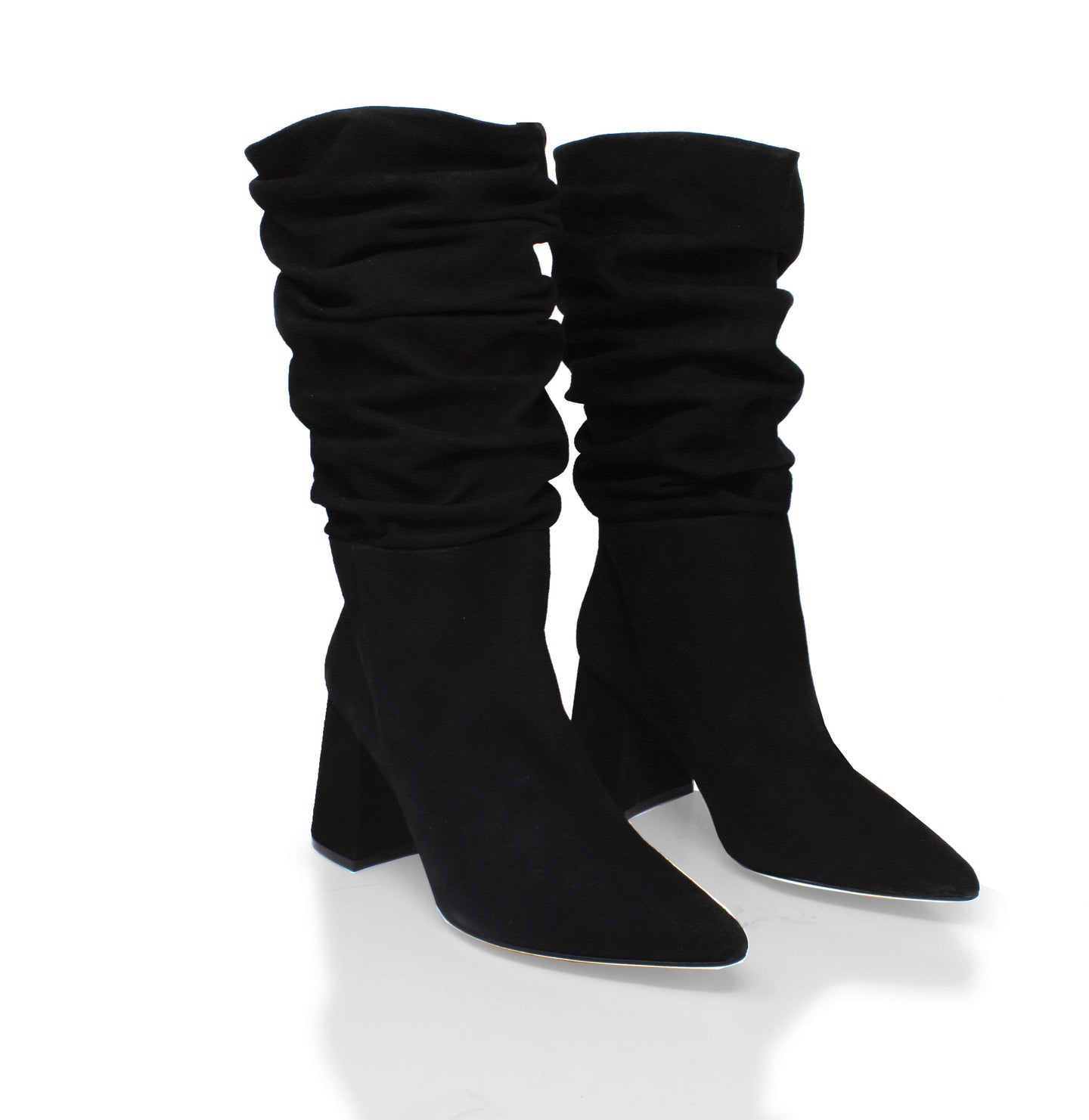 CASANDRA 75 - Negro Regina Romero Zapato Bota Botin Tacon Alto Para Dama en Piel
