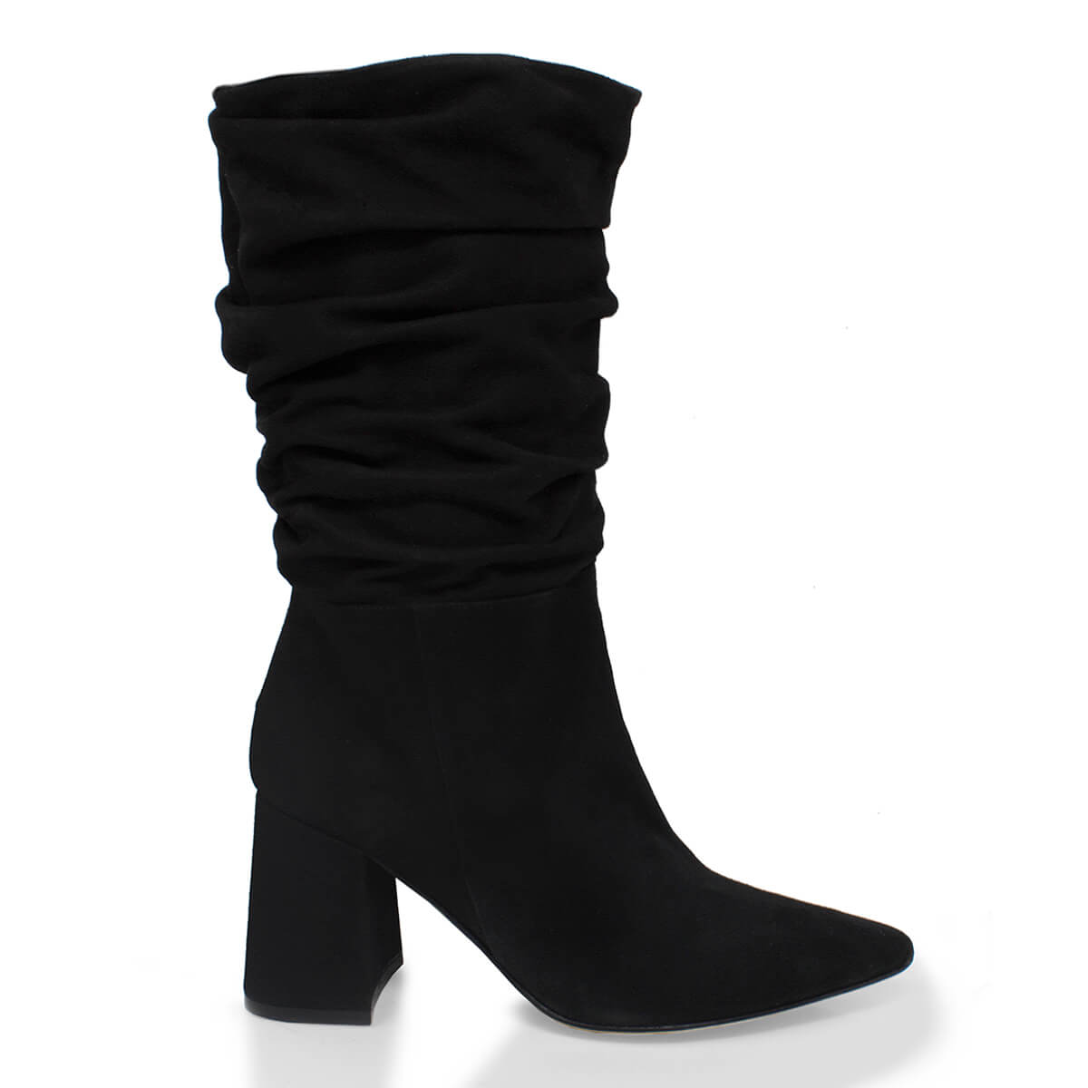 CASANDRA 75 - Negro Regina Romero Zapato Bota Botin Tacon Alto Para Dama en Piel