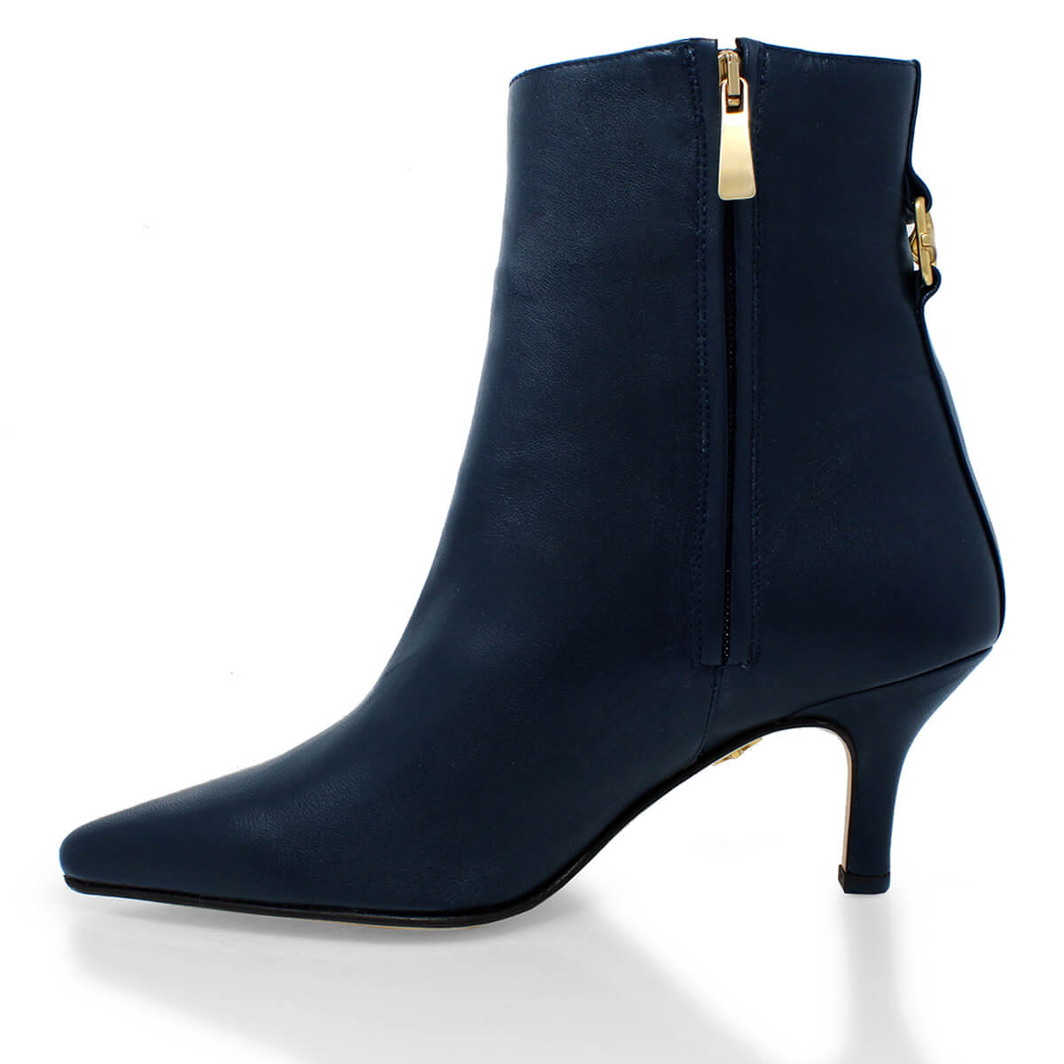 MELANIA 60 - Marino Regina Romero Zapato Bota Botin Tacon Bajo Para Dama en Piel