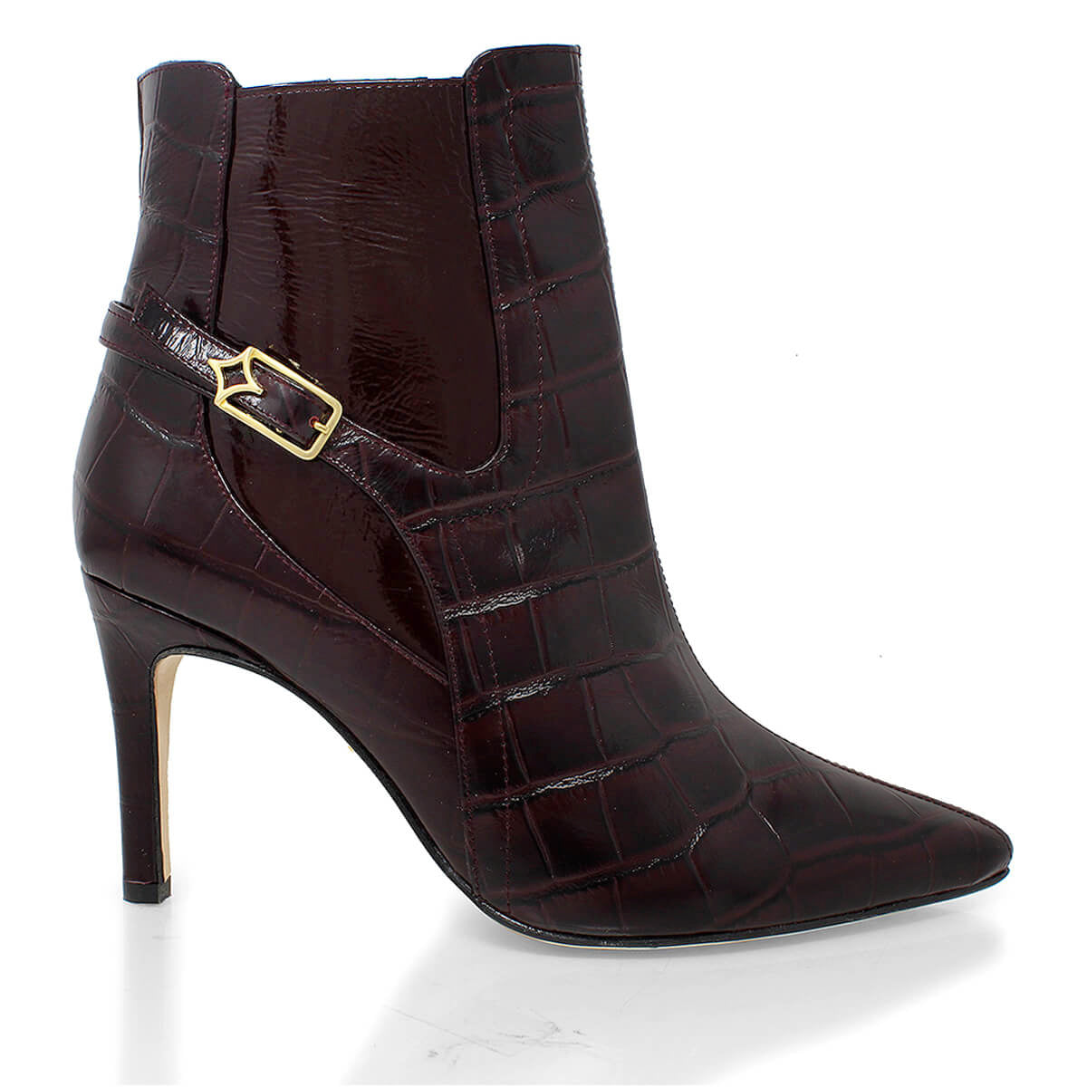 TIZIANA 85 - Vino Regina Romero Zapato Bota Botin Tacon Alto Para Dama en Piel