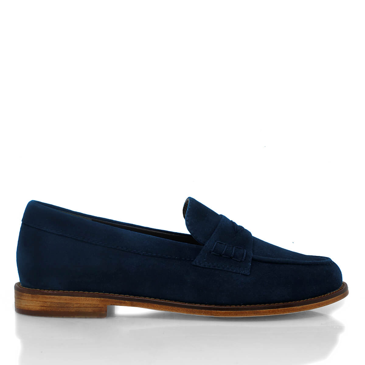 ALBERTA - Black Regina Romero Leather Flat Moccasin for Lady