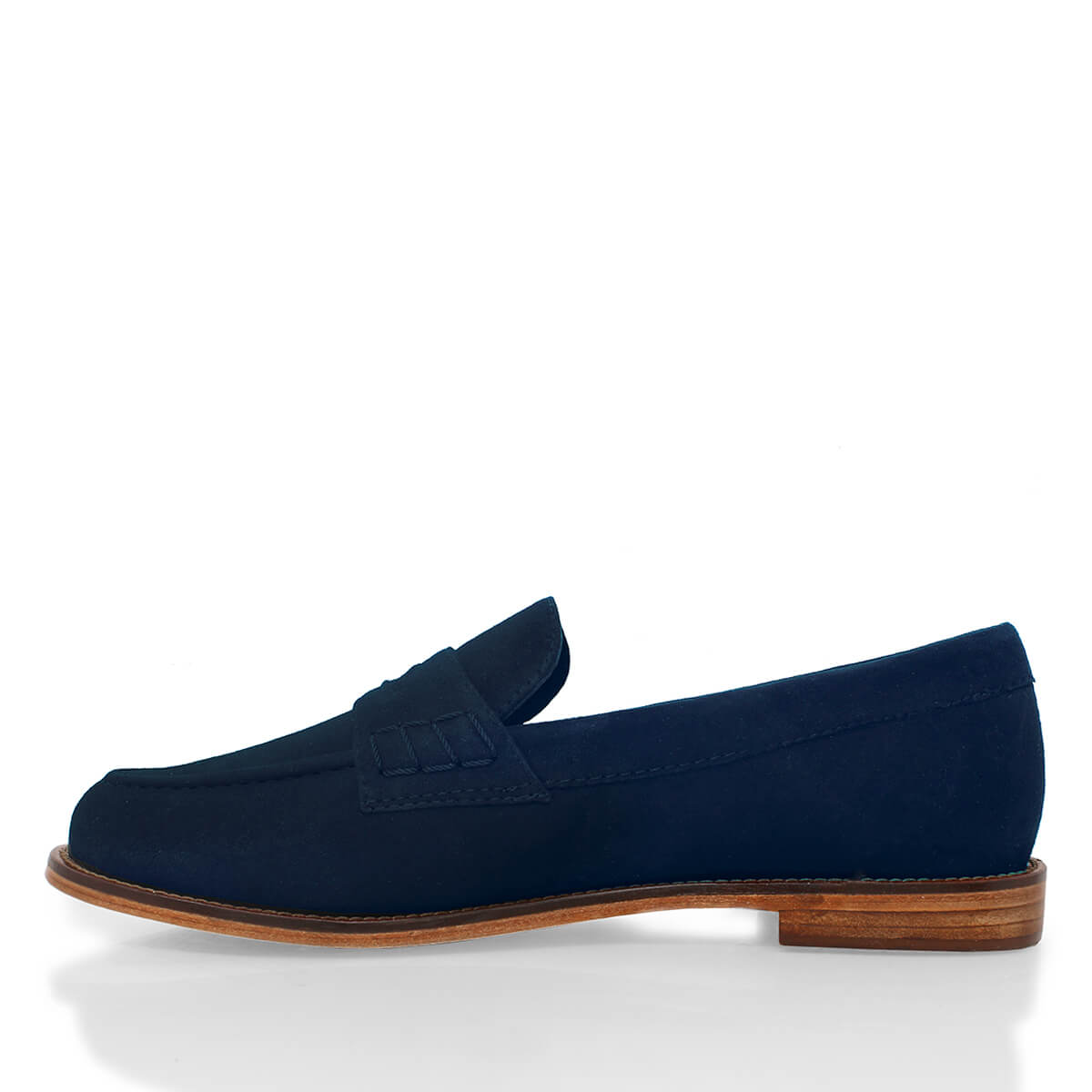ALBERTA - Black Regina Romero Leather Flat Moccasin for Lady