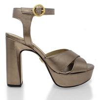 VENUS 120 - Seda Regina Romero Zapato Sandalia Plataforma Tacon Alto Para Dama en Piel