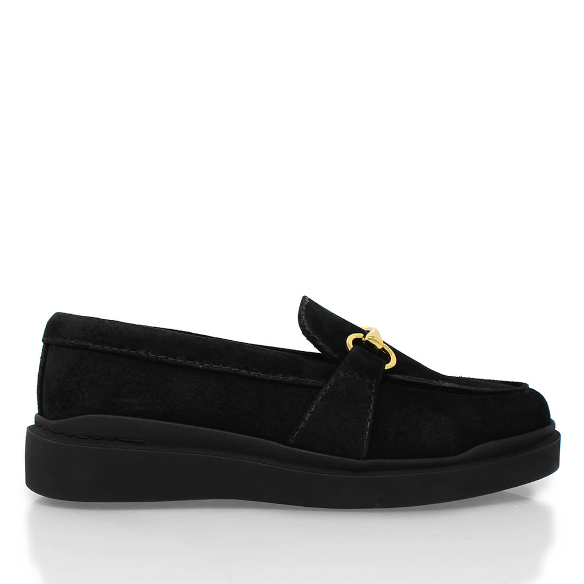 JUDY FLOW - Negro Regina Romero Zapato Tenis Urbano Sport Para Dama en Piel