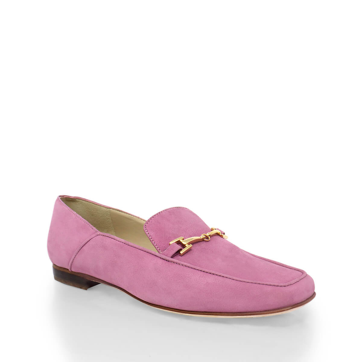 LUA - Rosa Regina Romero Zapato Mocasin de Piso Para Dama en Piel