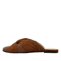 GISELLE - Nuez Regina Romero Flat Ballerina Floor Shoe for Women in Leather