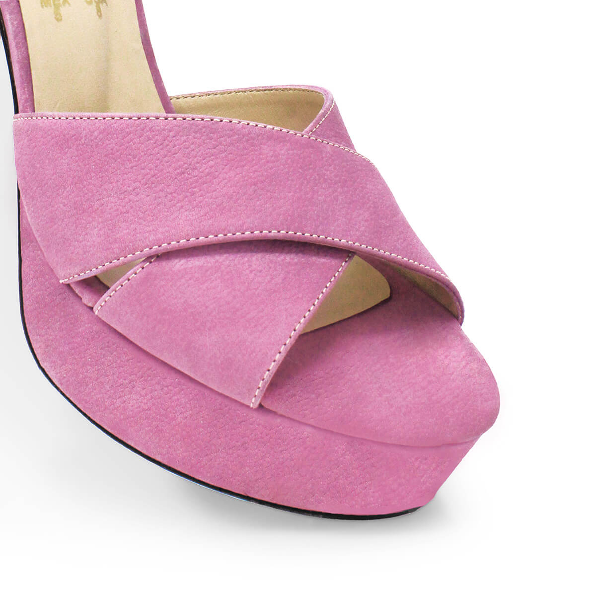 VENUS 120 - Rosa Regina Romero Zapato Sandalia Plataforma Tacon Alto Para Dama en Piel