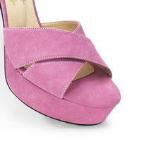VENUS 120 - Rosa Regina Romero Zapato Sandalia Plataforma Tacon Alto Para Dama en Piel