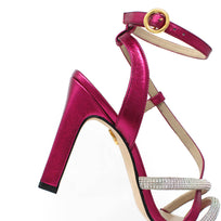 PIA 100 GLAM - Bugambilia Regina Romero Zapato Sandalia Zapatilla Tacon Alto Para Dama en Piel