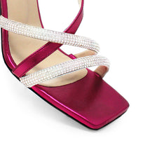 PIA 100 GLAM - Bugambilia Regina Romero Zapato Sandalia Zapatilla Tacon Alto Para Dama en Piel