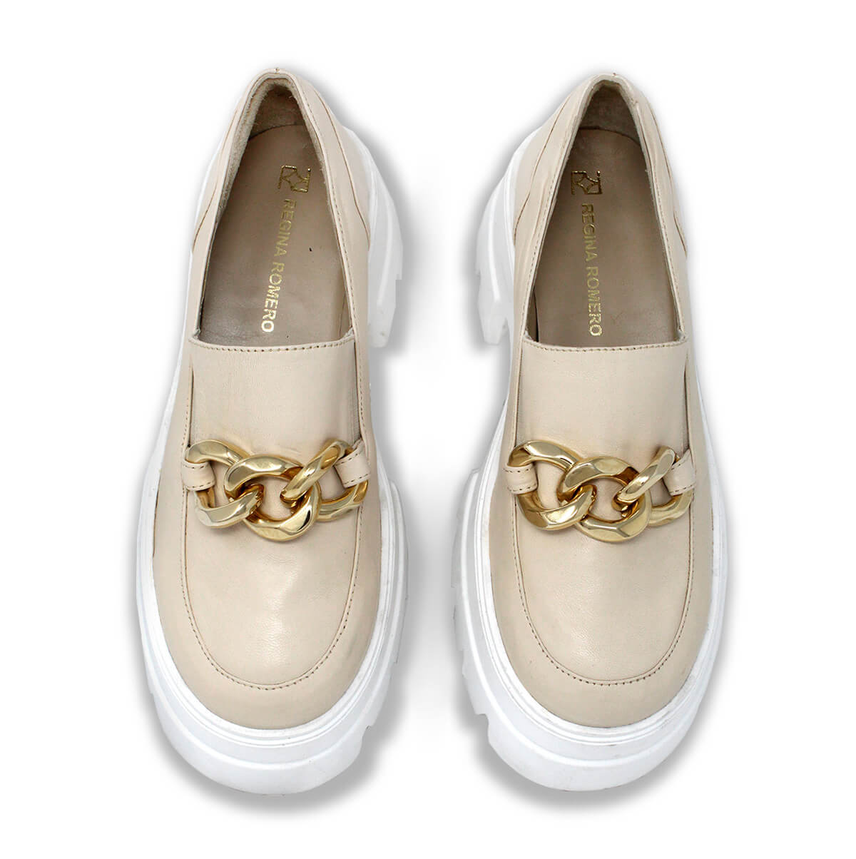 RAQUEL 65 - Latte Regina Romero Zapato Tenis Urbano Sport Para Dama en Piel