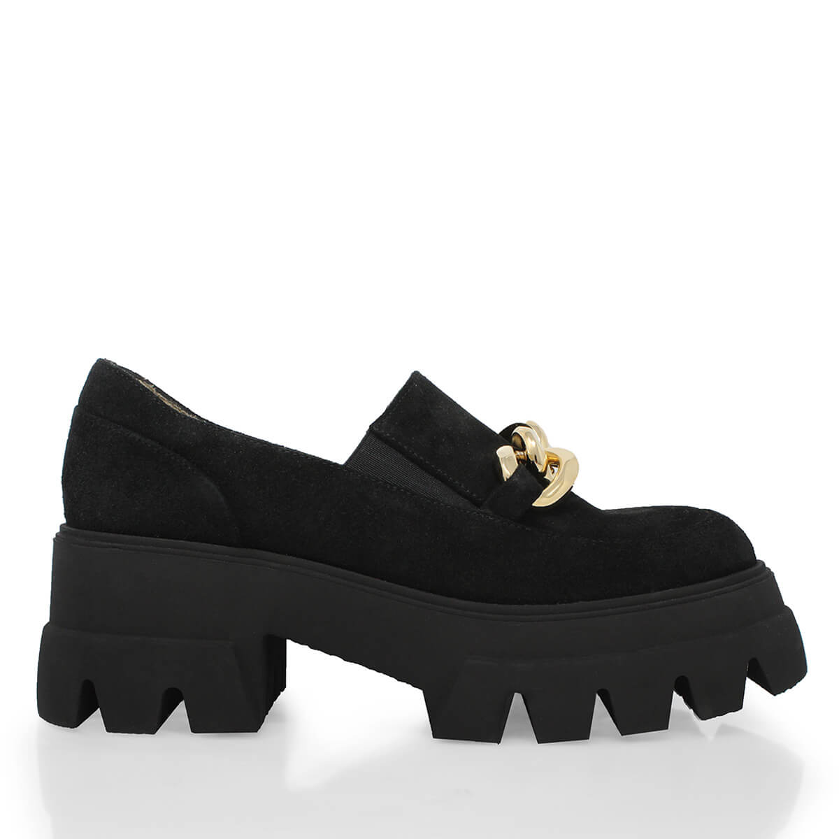 RAQUEL 65 - Gamuza Negro Regina Romero Zapato Tenis Urbano Sport Para Dama en Piel