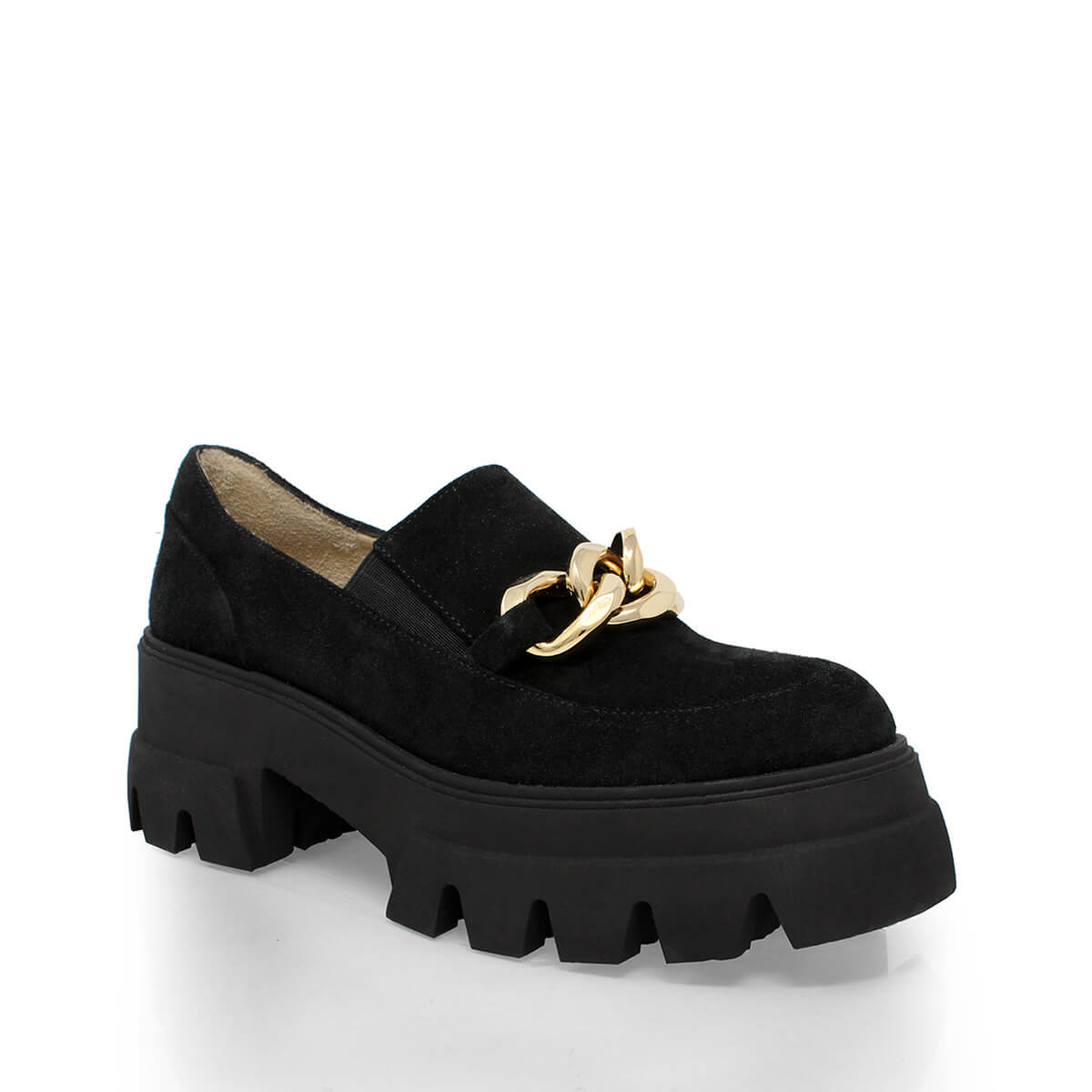 RAQUEL 65 - Gamuza Negro Regina Romero Zapato Tenis Urbano Sport Para Dama en Piel