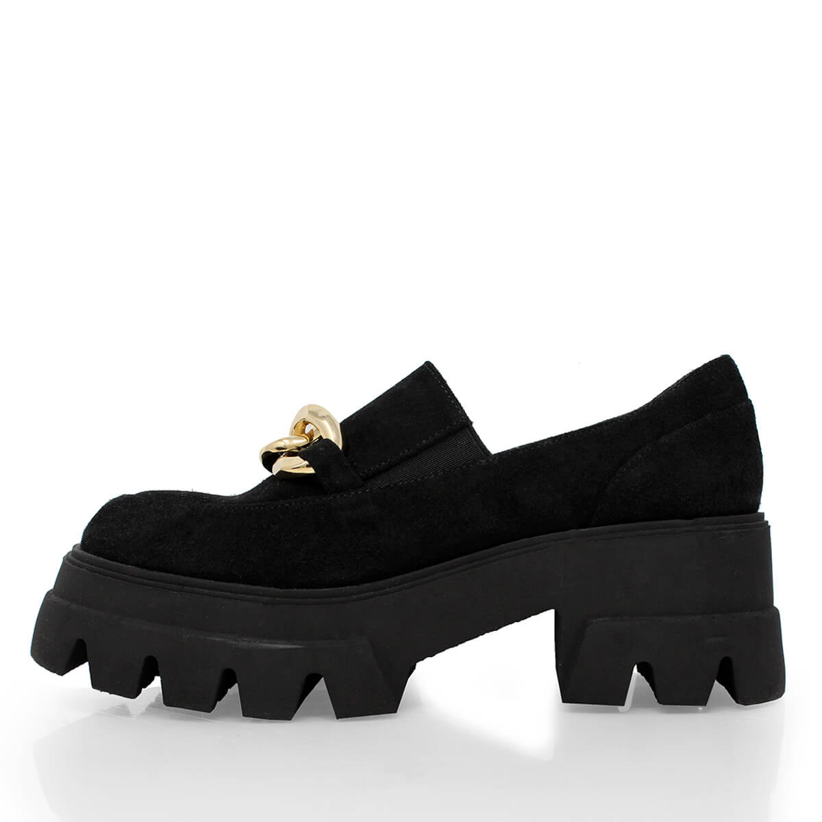 RAQUEL 65 - Gamuza Negro Regina Romero Zapato Tenis Urbano Sport Para Dama en Piel