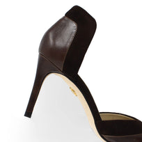 RANIA 75 - Cafe Regina Romero Zapato Zapatilla Tacon Alto Para Dama en Piel