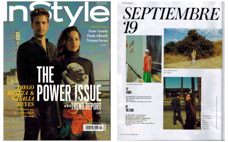 InStyle: “Vintage is the new cool”, septiembre 2019.