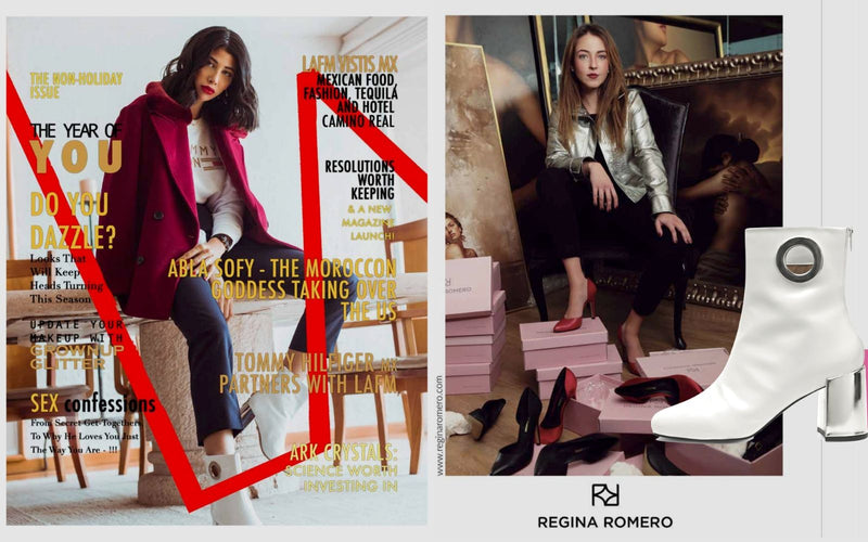 Regina Romero en The LA Fashion Magazine.