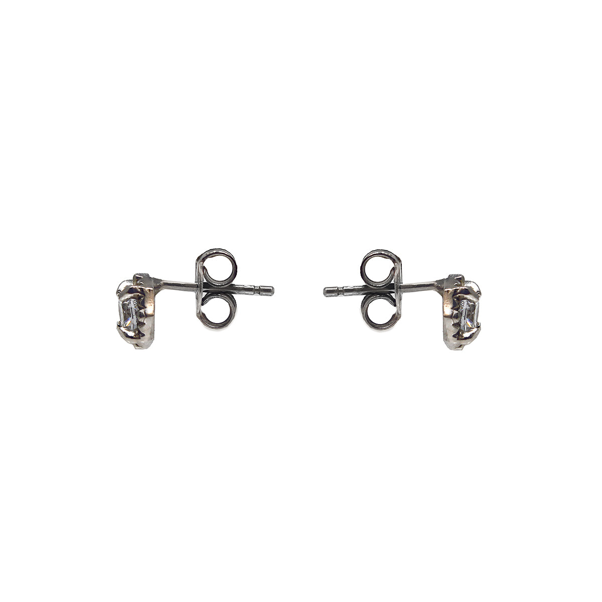 ARETES ST MORITZ - Cuarzo y Plateado Regina Romero  Arete Para Dama