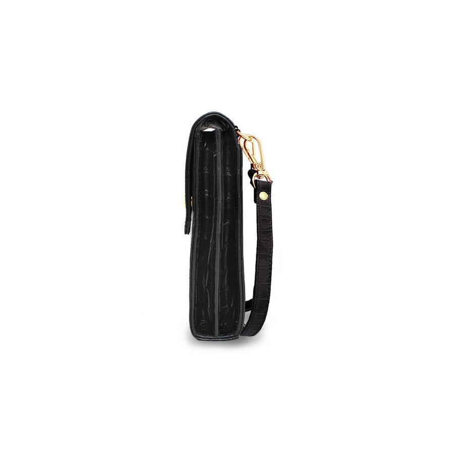 AMARA - Negro Regina Romero Accesorio Porta Celulares Para Dama en Piel