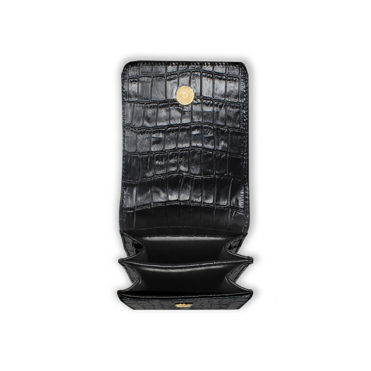 AMARA - Negro Regina Romero Accesorio Porta Celulares Para Dama en Piel