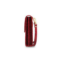 AMARA - Rojo Regina Romero Accesorio Porta Celulares Para Dama en Piel