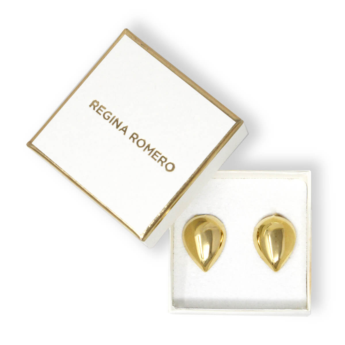 DEWI EARRINGS - Gold Regina Romero Women's Earring