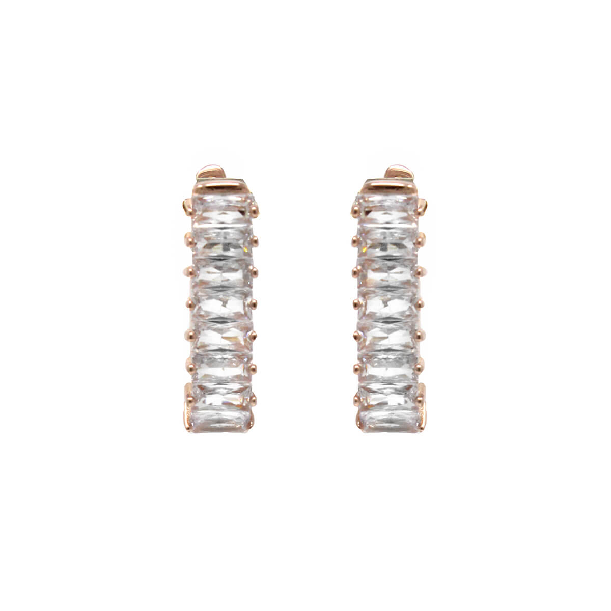 ARETES VIENA - Cristal y Dorado Regina Romero Arete Para Dama