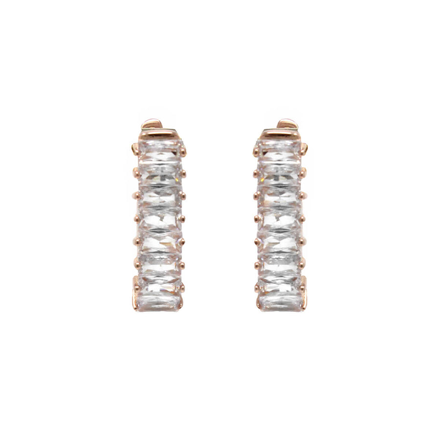 ARETES VIENA - Cristal y Dorado Regina Romero Arete Para Dama