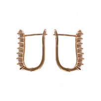 ARETES VIENA - Cristal y Dorado Regina Romero Arete Para Dama