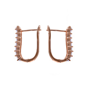 VIENA EARRINGS - Crystal and Rose Gold Color Regina Romero Women's Earring