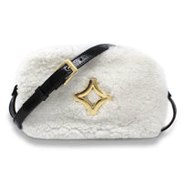 COLETTE - Black and White Regina Romero Accessory Bag for Women in Leather