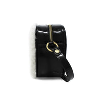 COLETTE - Black and White Regina Romero Accessory Bag for Women in Leather