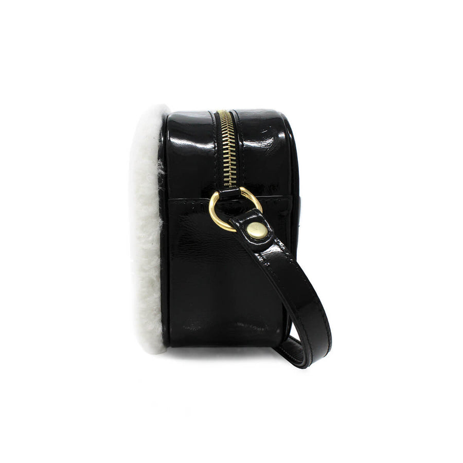 COLETTE - Black and White Regina Romero Accessory Bag for Women in Leather
