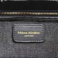 COLETTE - Black and White Regina Romero Accessory Bag for Women in Leather