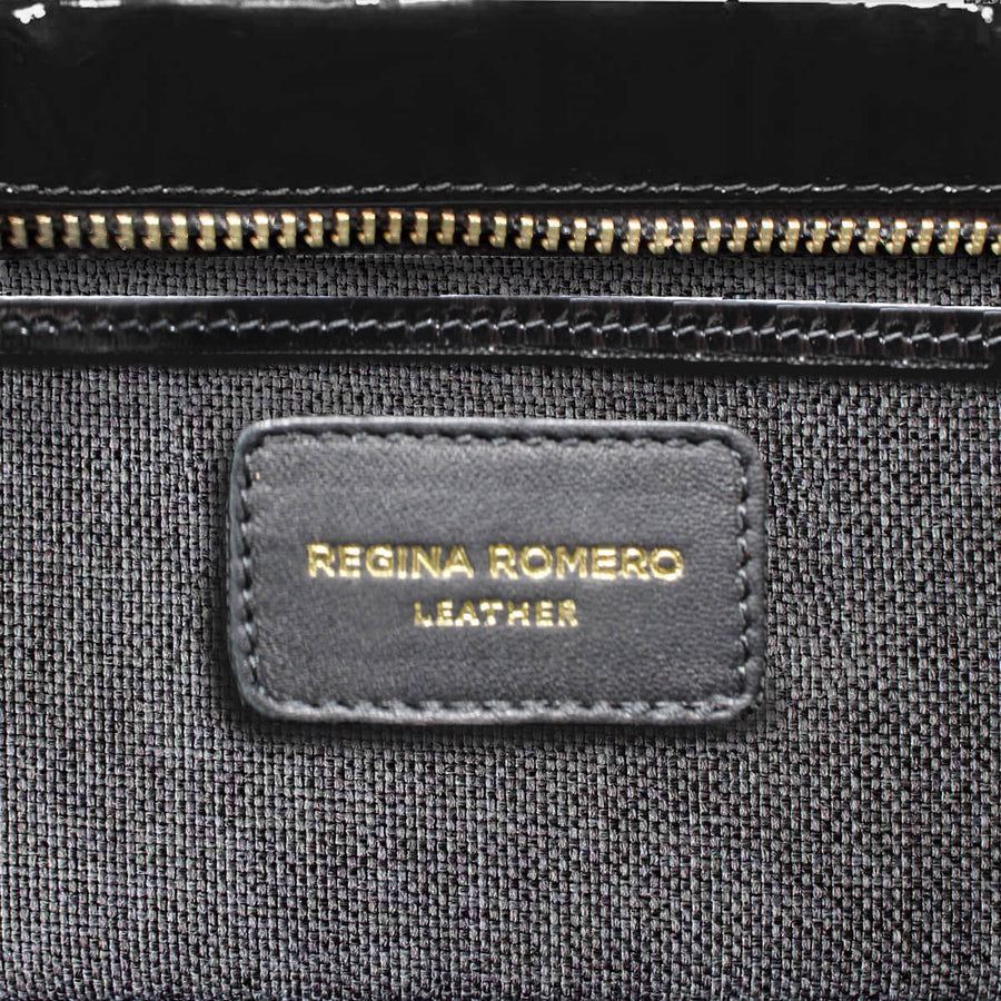 COLETTE - Black and White Regina Romero Accessory Bag for Women in Leather