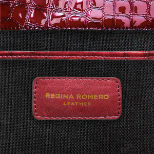 SELINA - Charol Vino Regina Romero Accesorio Bolso Para Dama en Piel