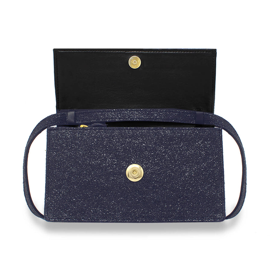ARTEMISA - Azul Marino Regina Romero Accesorio Cartera Para Dama en Piel