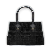 EVA - Negro Print Regina Romero Accesorio Bolso Para Dama en Piel