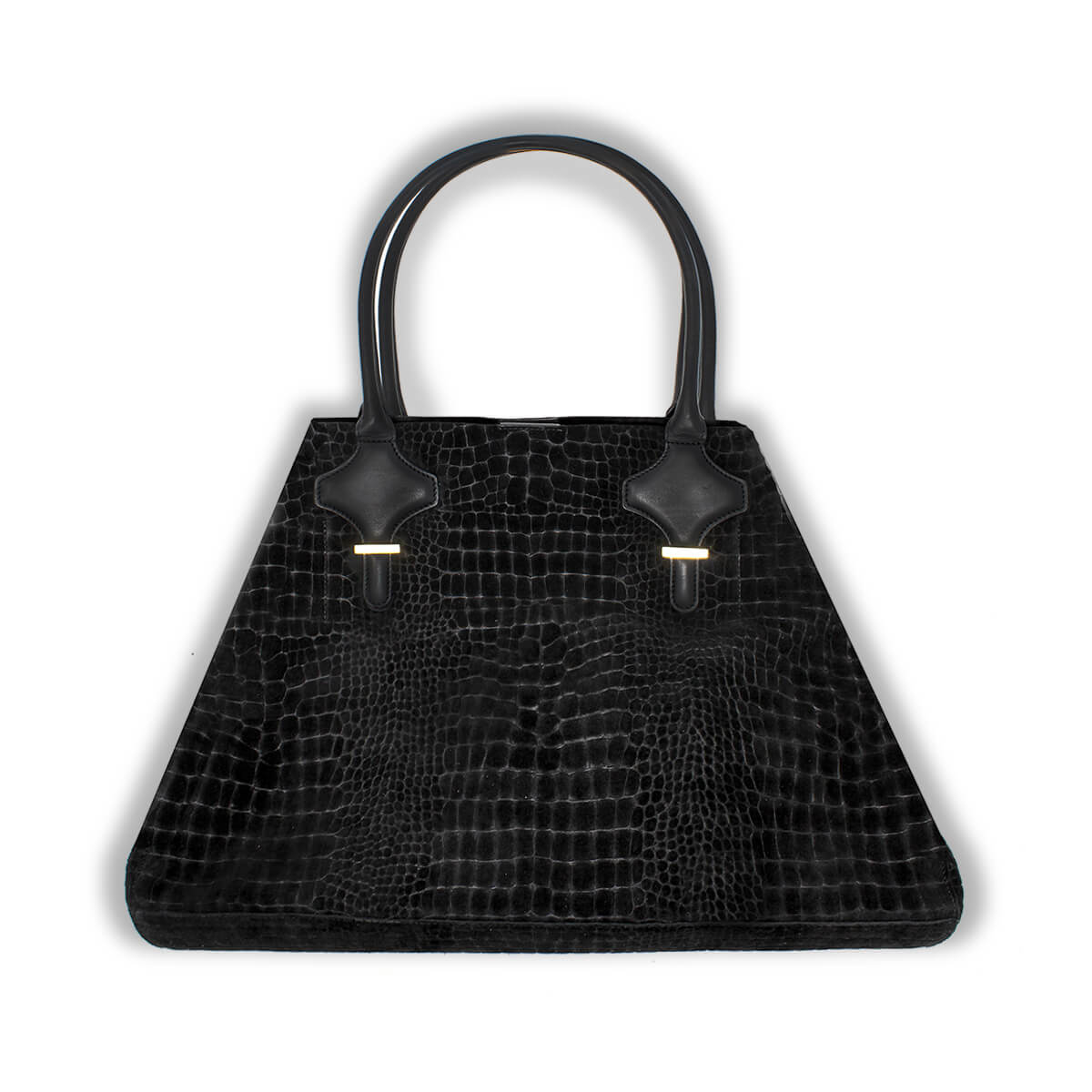 EVA - Negro Print Regina Romero Accesorio Bolso Para Dama en Piel