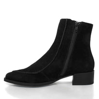 HARRY - Black Regina Romero High Heel Ankle Boot Shoe for Women in Leather