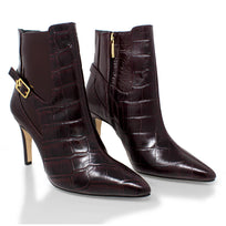 TIZIANA 85 - Vino Regina Romero Zapato Bota Botin Tacon Alto Para Dama en Piel