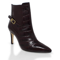 TIZIANA 85 - Vino Regina Romero Zapato Bota Botin Tacon Alto Para Dama en Piel