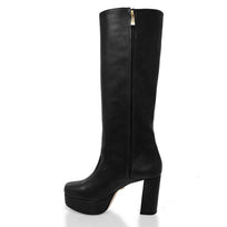 VALQUIRIA 95 - Negro Regina Romero Zapato Zapatilla Tacon Alto Para Dama en Piel