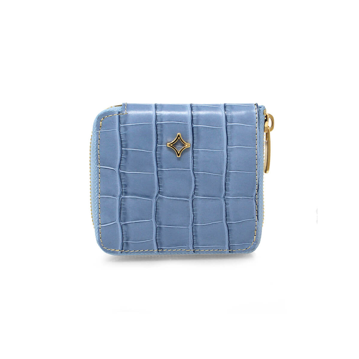 ATENEA - Azul Pastel Regina Romero Accesorio Monedero Para Dama en Piel