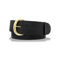 SOL - Negro Regina Romero Accesorio Cinturon Para Dama en Piel